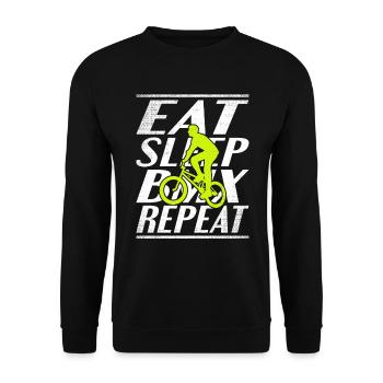 Nourriture Sleeping BMX - Sweat-shirt Unisexe - noir - Devant - Alina (178cm) & Michal (187cm)