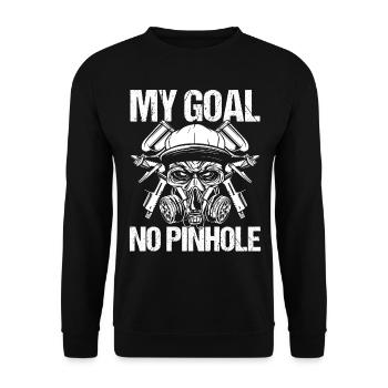 Automotive Car Painting My Goal Pinholes Vehicle - Unisex Pullover - Schwarz - Vorne - Alina (178cm) & Michal (187cm)