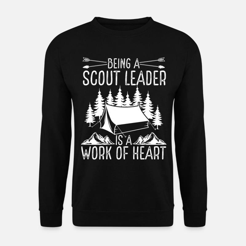 Chef scout Travail de Heart Scouting Scout - Sweat-shirt Unisexe - noir
