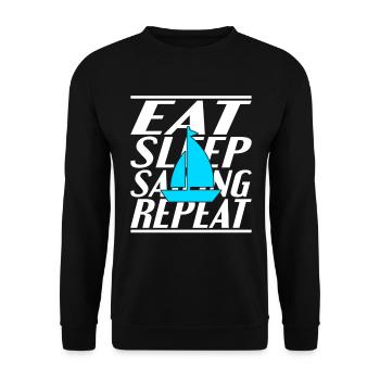 Alimentation Sommeil Voile - Sweat-shirt Unisexe - noir - Devant - Alina (178cm) & Michal (187cm)
