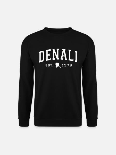 Alaska Tshirt Men Women Kids USA North Pole - Unisex Sweatshirt - black
