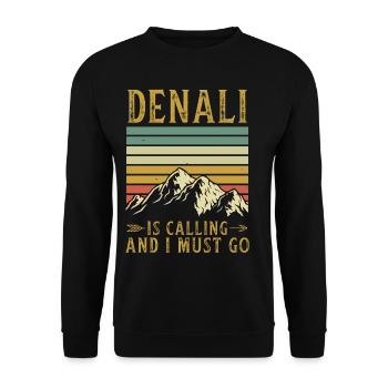 Alaska - Unisex Sweatshirt - black - Front - Alina (178cm) & Michal (187cm)