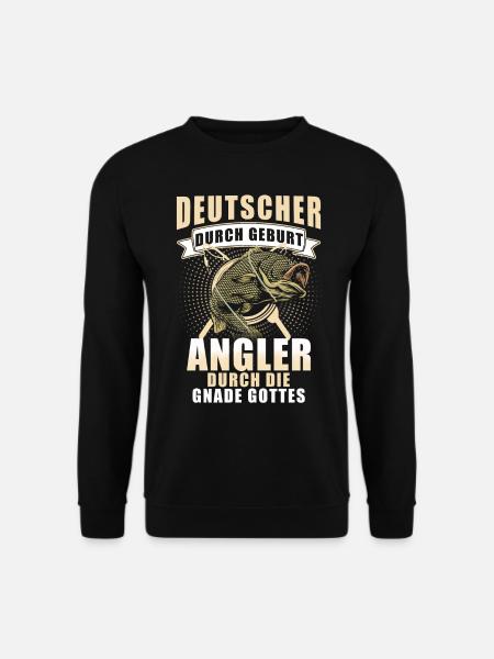 Angeln - Unisex Pullover - Schwarz