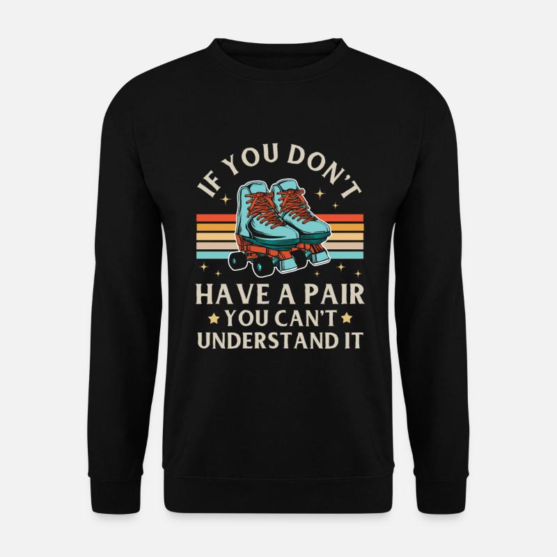 Inline skaters - Unisex Sweatshirt - black