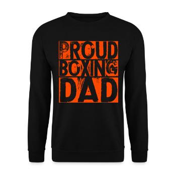 Boxeur Père Boxe Sports - Sweat-shirt Unisexe - noir - Devant - Alina (178cm) & Michal (187cm)
