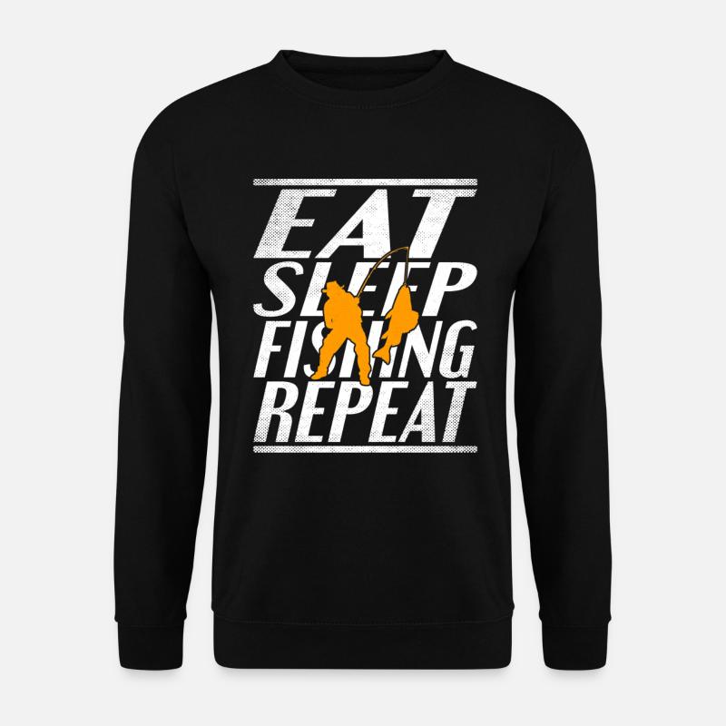 Alimentation Pêche au sommeil - Sweat-shirt Unisexe - noir