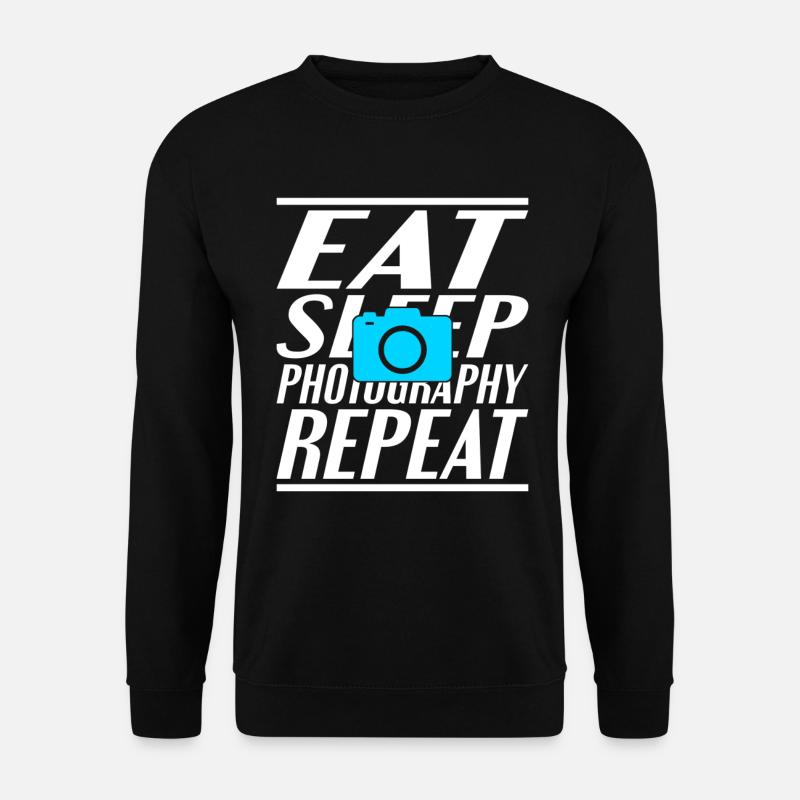 Food Sleeping Photography - Unisex Sweatshirt - black