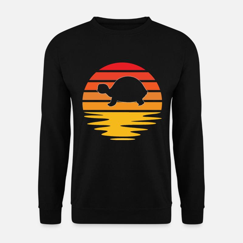 Turtle Retro - Unisex Sweatshirt - black