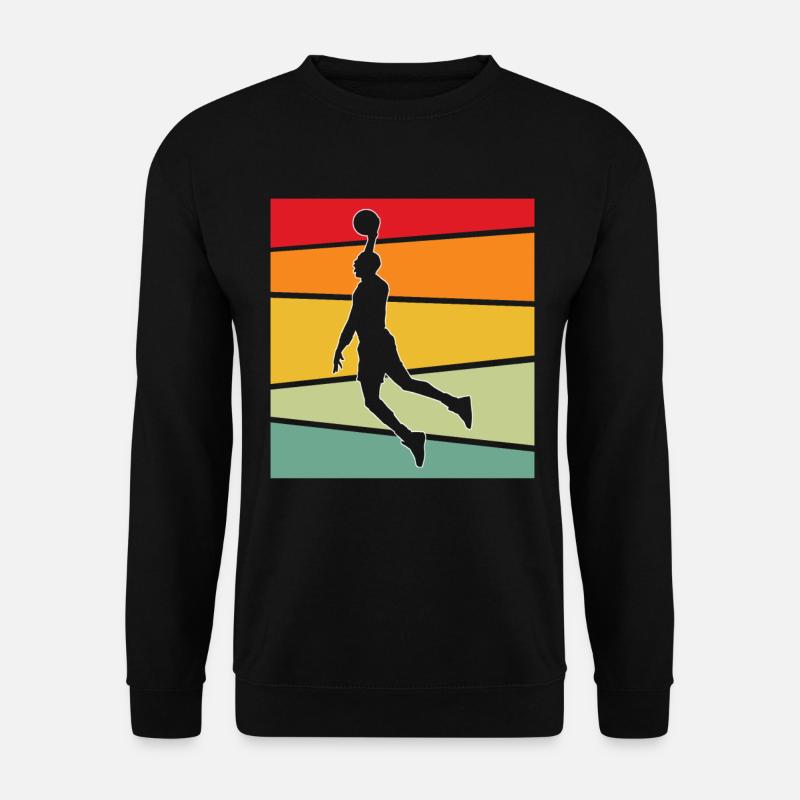 Basketball Retro - Unisex Sweatshirt - black