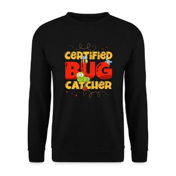 Entomologiste certifié d’insectes coléoptères - Sweat-shirt Unisexe - noir - Devant - Alina (178cm) & Michal (187cm)
