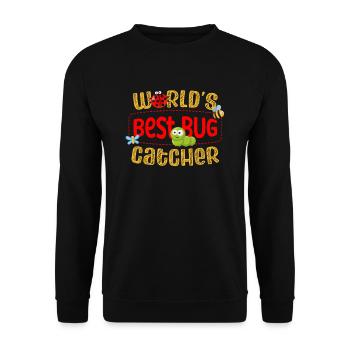 Le meilleur chasseur de coléoptères au monde, amoureux des insectes, - Sweat-shirt Unisexe - noir - Devant - Alina (178cm) & Michal (187cm)