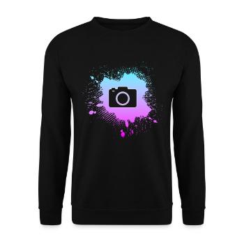 Fotografie - Unisex Pullover - Schwarz - Vorne - Alina (178cm) & Michal (187cm)
