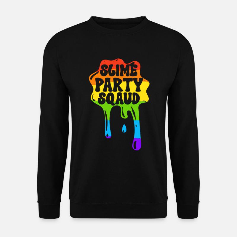 Slime Rainbow Magic Drop Splash - Sweat-shirt Unisexe - noir