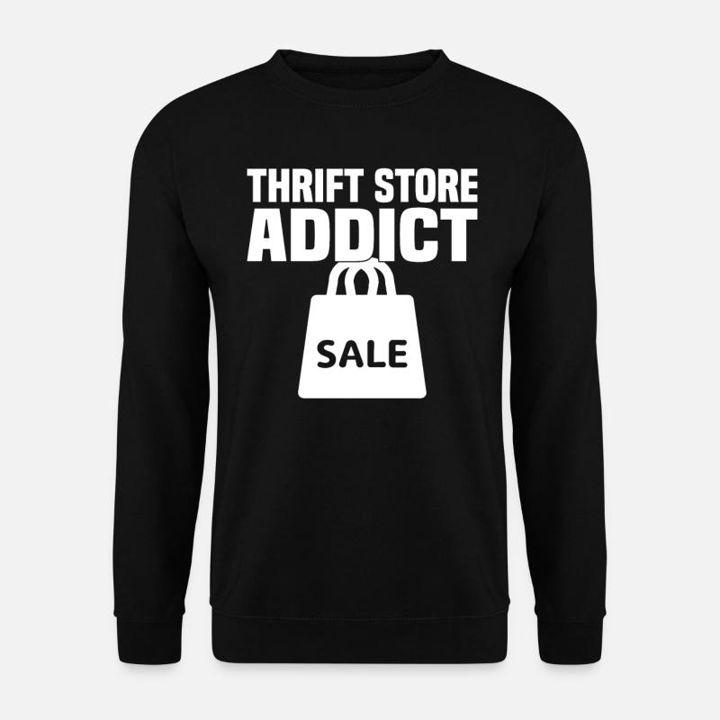 Secondhandladen Secondhand Öko Hipster Gebraucht - Unisex Pullover - Schwarz
