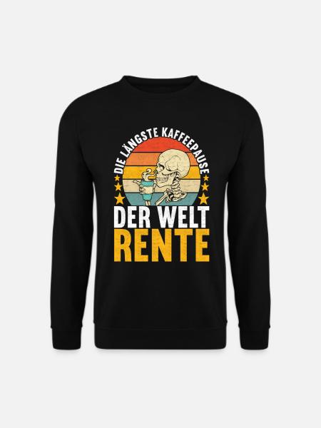 Ruhestand Rentner - Unisex Pullover - Schwarz