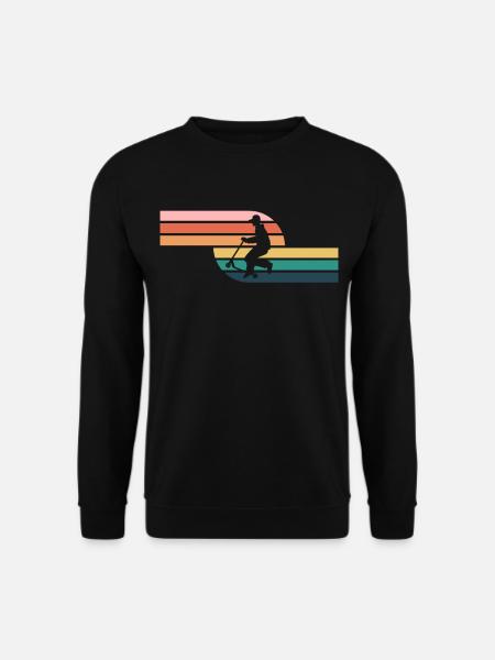 Scooter Stunt Scooter for Kids Retro - Unisex Sweatshirt - black