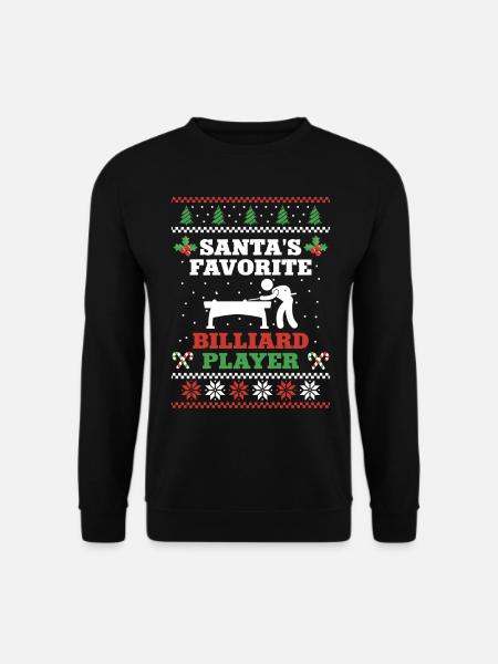 Billiards Pool Player Ball - Unisex Sweatshirt - black