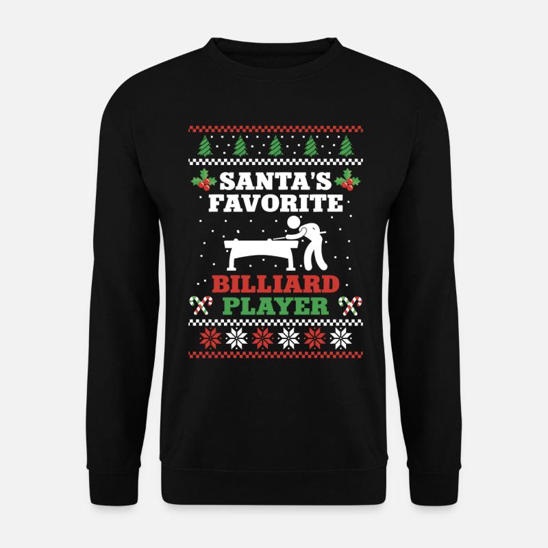 Billiards Pool Player Ball - Unisex Sweatshirt - black