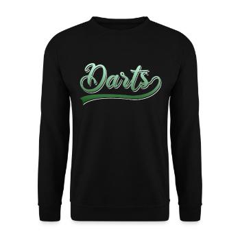 Darts - Unisex Sweatshirt - black - Front - Alina (178cm) & Michal (187cm)