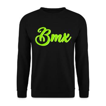BMX - Unisex Sweatshirt - black - Front - Alina (178cm) & Michal (187cm)