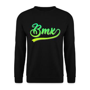 BMX - Unisex Sweatshirt - black - Front - Alina (178cm) & Michal (187cm)