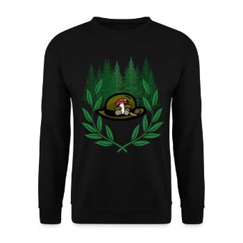 Forest Nature Lovers Randonnée Randonnée Laurel - Sweat-shirt Unisexe - noir - Devant - Alina (178cm) & Michal (187cm)