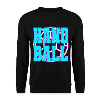 Handball Joueur de handball - Sweat-shirt Unisexe - noir - Devant - Alina (178cm) & Michal (187cm)