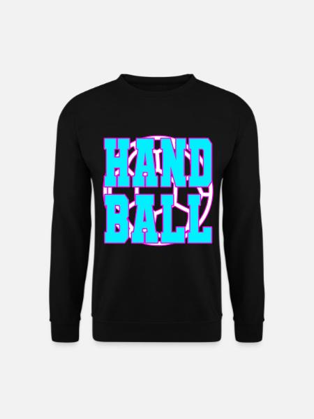 Handball Ball Handballer Spieler - Unisex Pullover - Schwarz