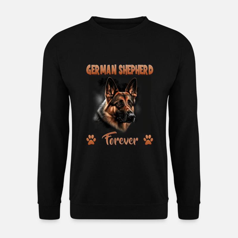 Hunde Deutscher Schäfer Hundeliebhaber - Unisex Pullover - Schwarz