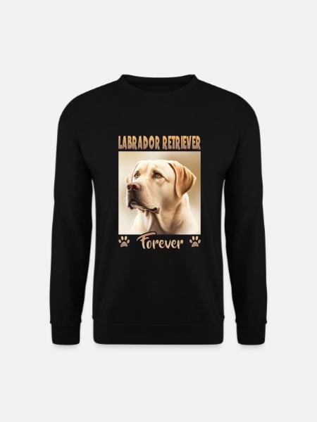 Hunde Spruch Labrador Retriever Design für - Unisex Pullover - Schwarz