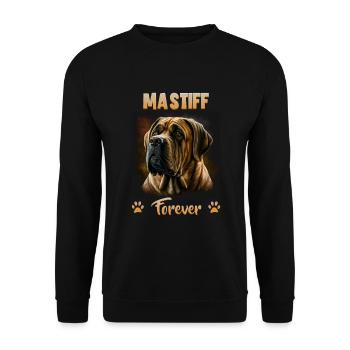 Dog saying Mastiff design for dog lovers - Unisex Sweatshirt - black - Front - Alina (178cm) & Michal (187cm)