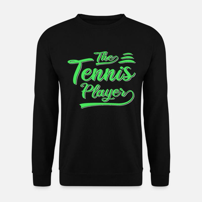 Der Tennis Spieler - Unisex Pullover - Schwarz