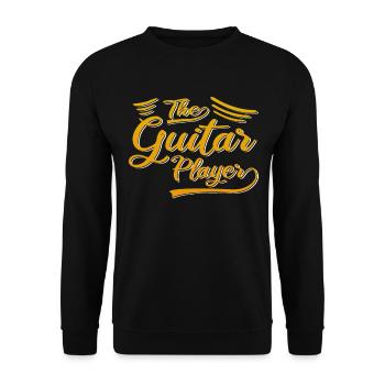 The guitarist - Unisex Sweatshirt - black - Front - Alina (178cm) & Michal (187cm)