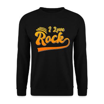 I love skirt - Unisex Sweatshirt - black - Front - Alina (178cm) & Michal (187cm)