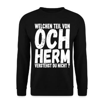 Aachener Slang - Unisex Pullover - Schwarz - Vorne - Alina (178cm) & Michal (187cm)