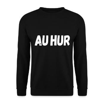 Aachen Slang - Unisex Sweatshirt - black - Front - Alina (178cm) & Michal (187cm)