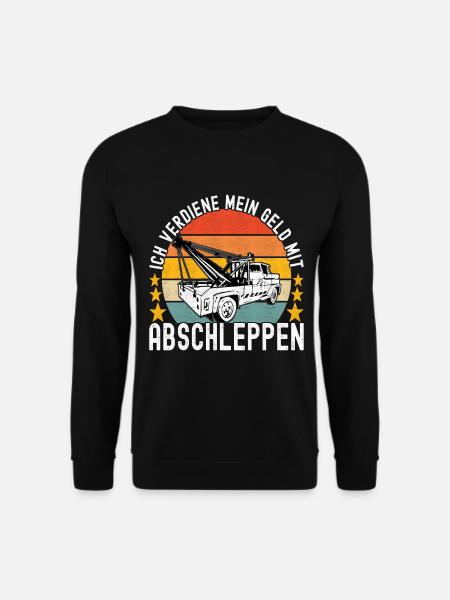 Abschleppwagen Abschleppdienst - Unisex Pullover - Schwarz