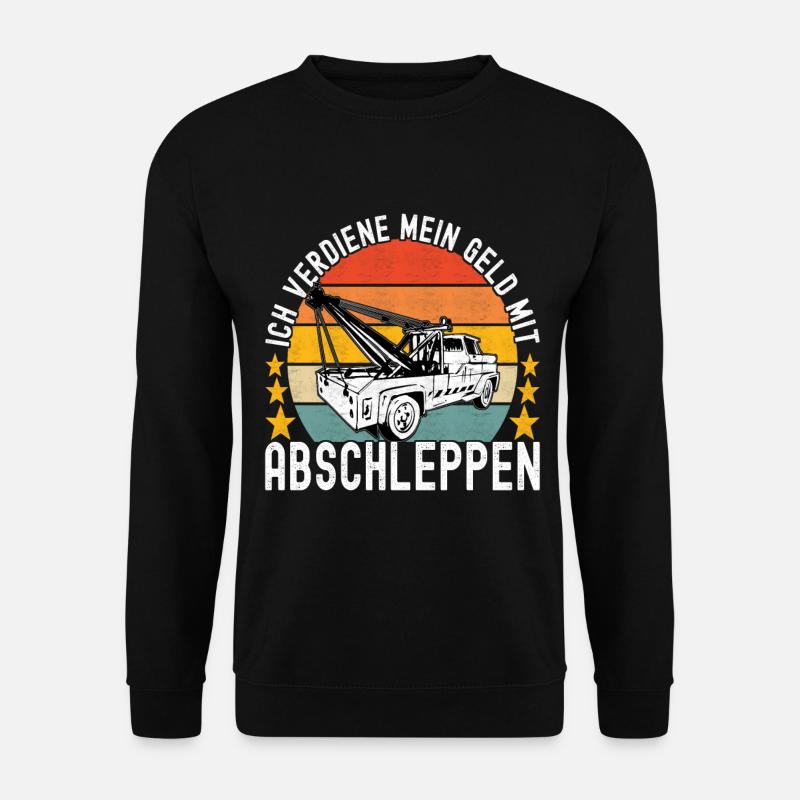 Abschleppwagen Abschleppdienst - Unisex Pullover - Schwarz
