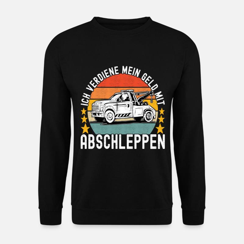 Abschleppwagen Abschleppdienst - Unisex Pullover - Schwarz