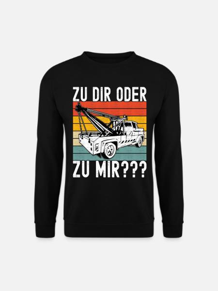 Abschleppwagen Abschleppdienst - Unisex Pullover - Schwarz
