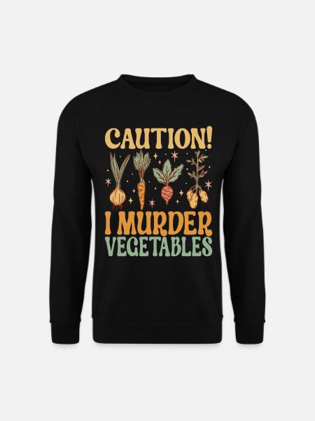 Vegan Vegetarier - Unisex Pullover - Schwarz