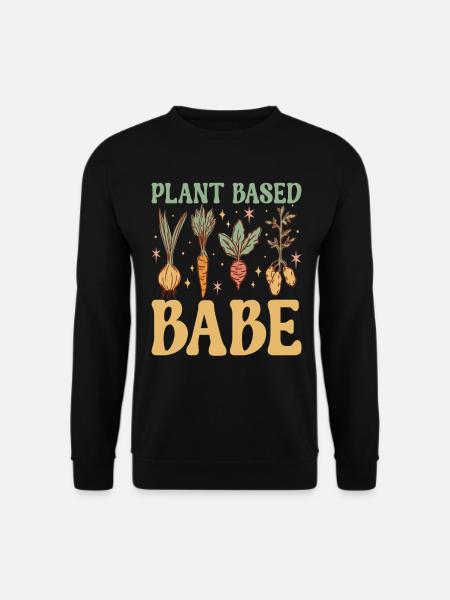 Vegan Vegetarier - Unisex Pullover - Schwarz