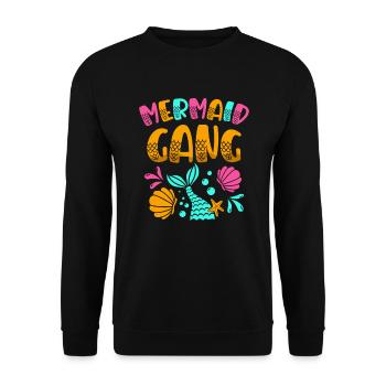 Gang de sirènes - Sweat-shirt Unisexe - noir - Devant - Alina (178cm) & Michal (187cm)