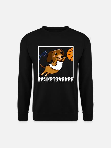 Here Comes The Basketbarker - Unisex Sweatshirt - black