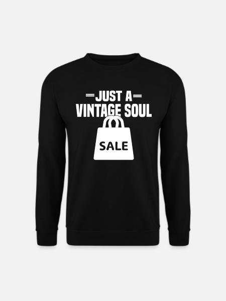 Secondhandladen Secondhand Öko Hipster Gebraucht - Unisex Pullover - Schwarz