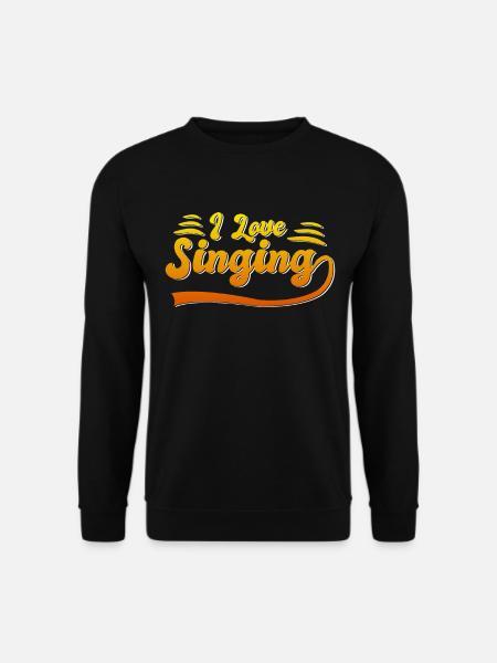 J’adore chanter - Sweat-shirt Unisexe - noir
