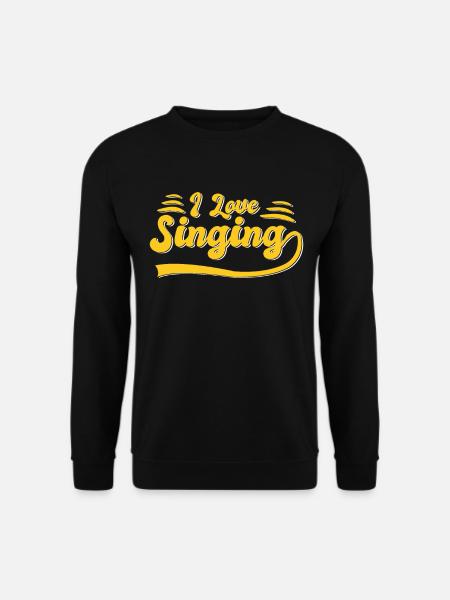 Ich liebe Singen - Unisex Pullover - Schwarz