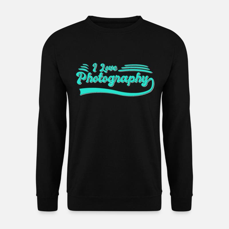 Ich liebe Fotografie - Unisex Pullover - Schwarz