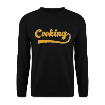 Cook - Unisex Sweatshirt - black - Front - Alina (178cm) & Michal (187cm)