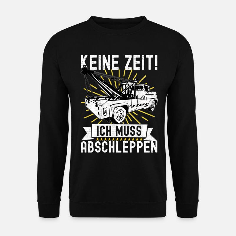 Abschleppwagen Abschleppdienst - Unisex Pullover - Schwarz